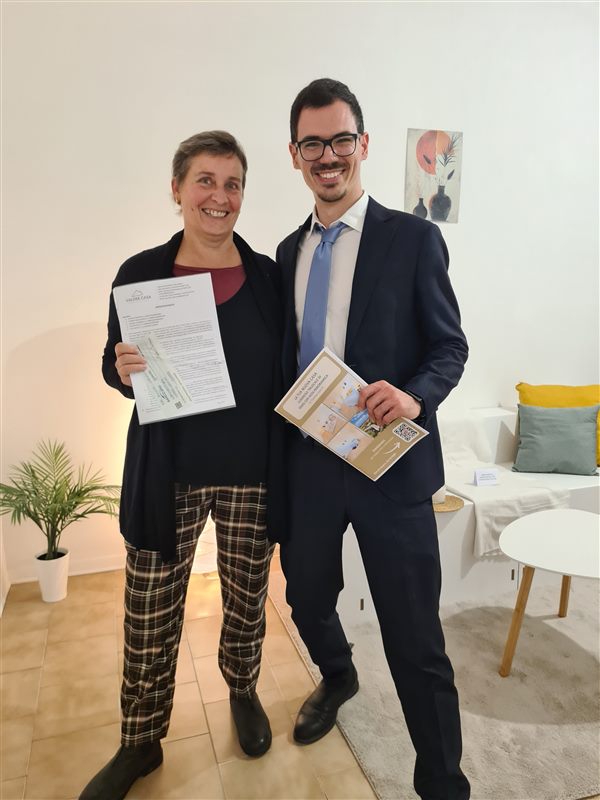 Cristina dopo la vendita in via Casini 8, Pilastro